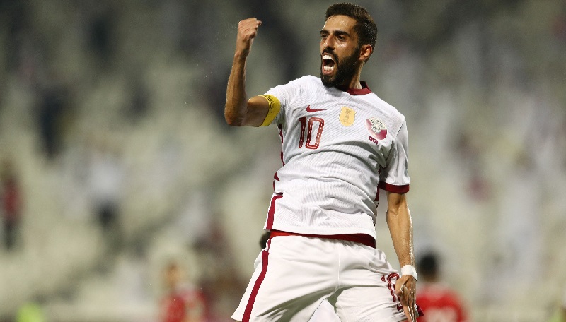 Hassan Al-Haydos và những khoảnh khắc ăn mừng chiến thắng trên sân cỏ