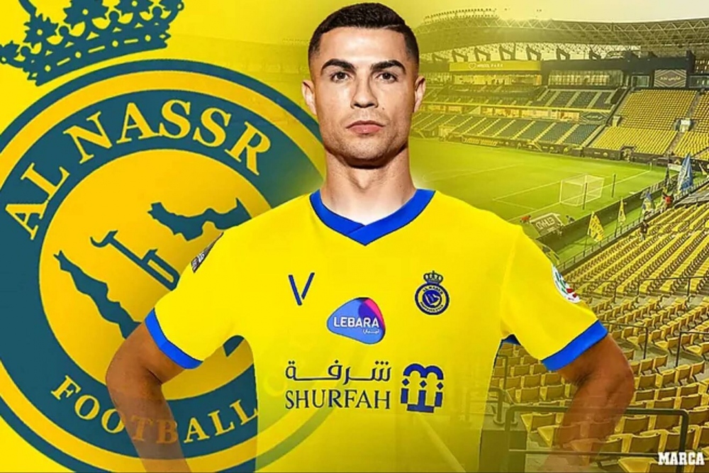 Hình ảnh cầu thủ Ronaldo gia nhập AI Nassr
