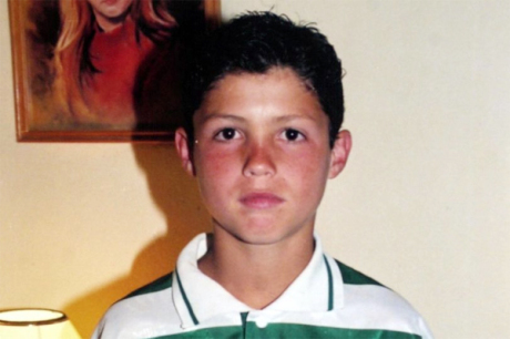 Hình ảnh cầu thủ Ronaldo thời thiếu niên thơ ấu